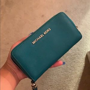 Michael Kors wristlet wallet